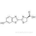 4-Thiazolcarbonsäure, 4,5-Dihydro-2- (6-hydroxy-2-benzothiazolyl) -, Kaliumsalz (1: 1), (57192059,4S) - CAS 115144-35-9